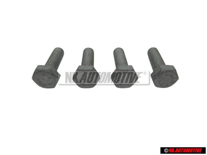 4x VW Original Tornillo Hexagonal - N 01021710