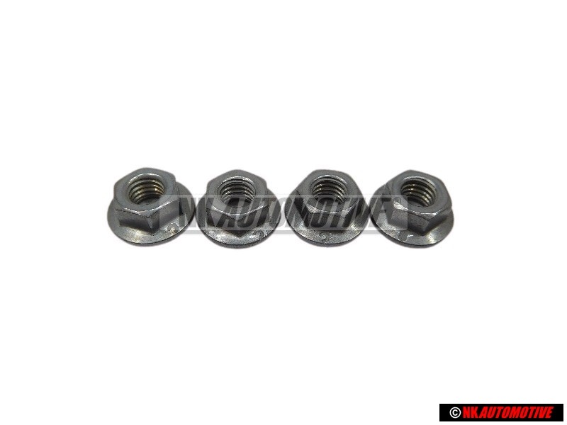 4x VW Original Tuerca De Collar Hexagonal - N 10017304
