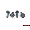 4x VW Original Tornillo Hexagonal Con Collar, Autoblocante - N 0143441