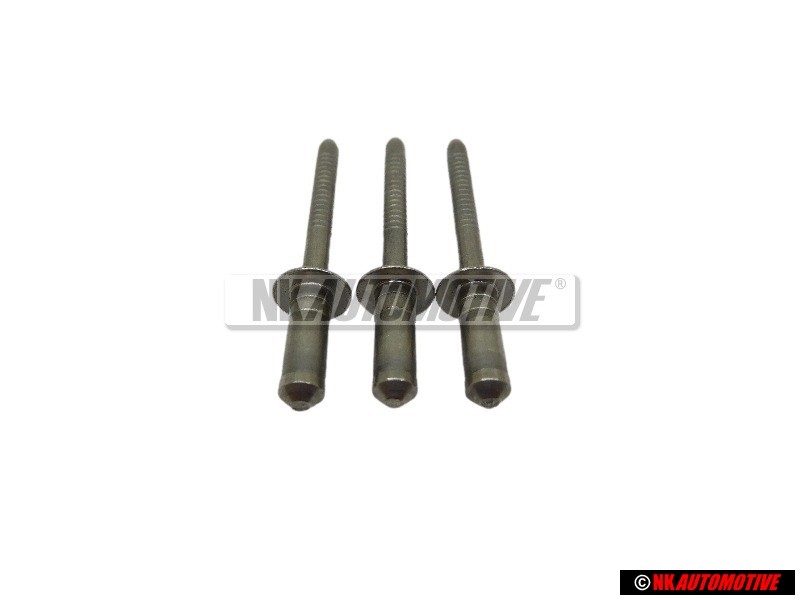 3x VW Original Remache Ciego - N 90478601
