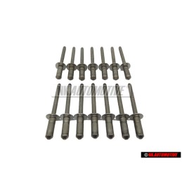 14x VW Original Remache Ciego - N 90478601