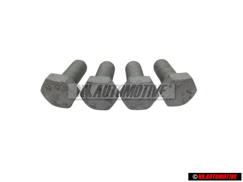 4x VW Original Tornillo Hexagonal - N 01021527