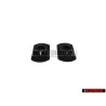 2x VW Original Boton Presion Negro Satinado - 535853733 01C