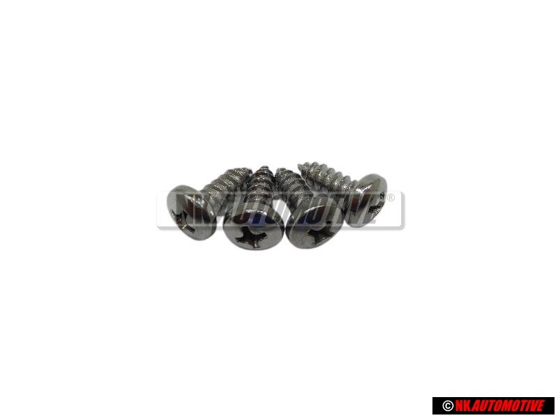 4x VW Original Tornillo Alomado P. 