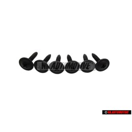 6x VW Original Tornillo Alomado - N 90241203