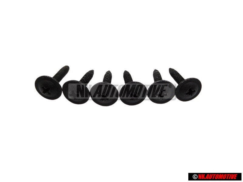6x VW Original Tornillo Alomado - N 90241203