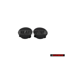 2x VW Original Tapon Negro - 535867842A 4FB