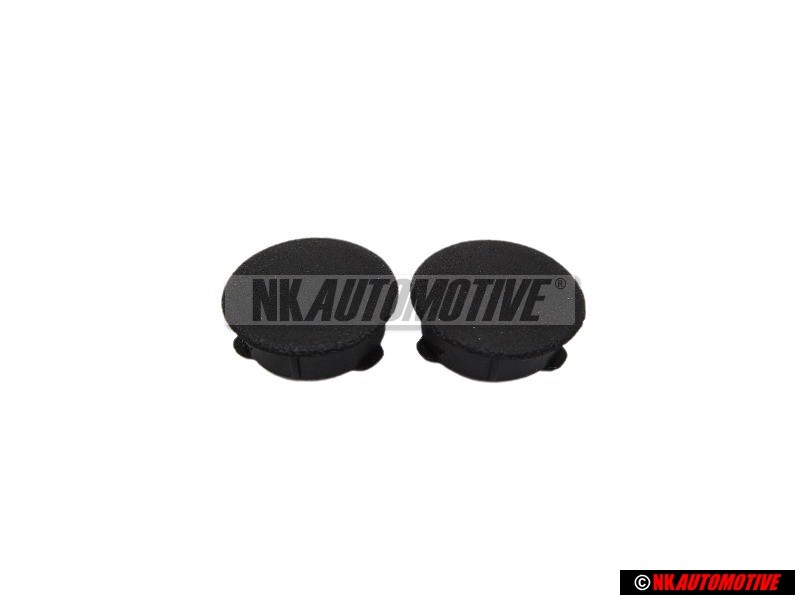 2x VW Original Tapon Negro - 535867842A 4FB