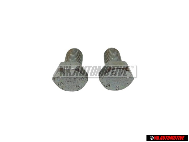 2x VW Original Tornillo Hexagonal - 3B0857799