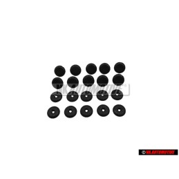 VW Original 1 Juego Botones De Cinturon De Seguridad - 321898847A 01C