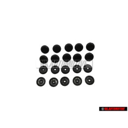 VW Original 1 Juego Botones De Cinturon De Seguridad - 321898847A 01C