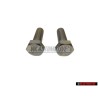 2x VW Original Tornillo Hexagonal - 803019837