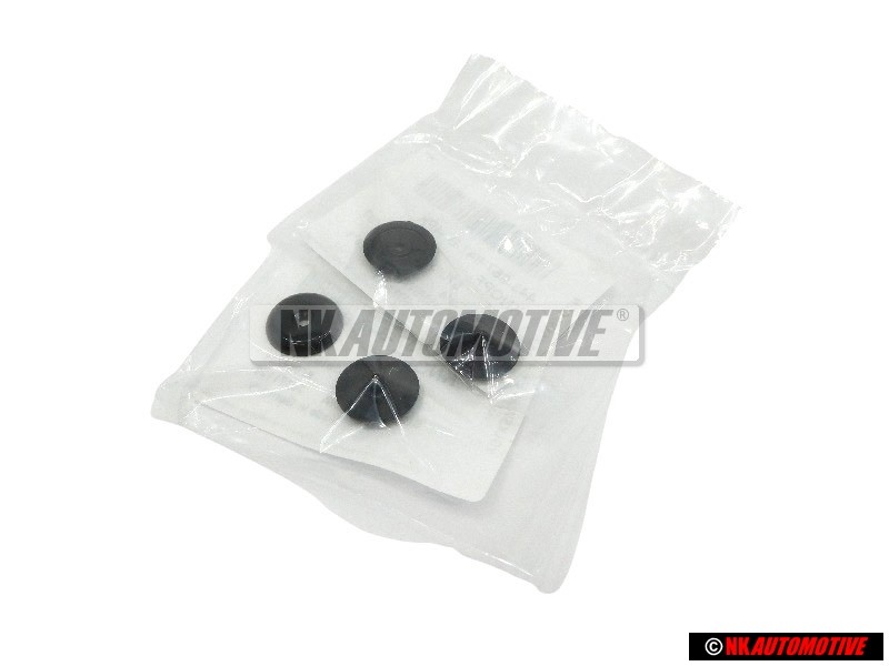 2x VW Original Boton Soul (Negro) - 443857847B 4PK