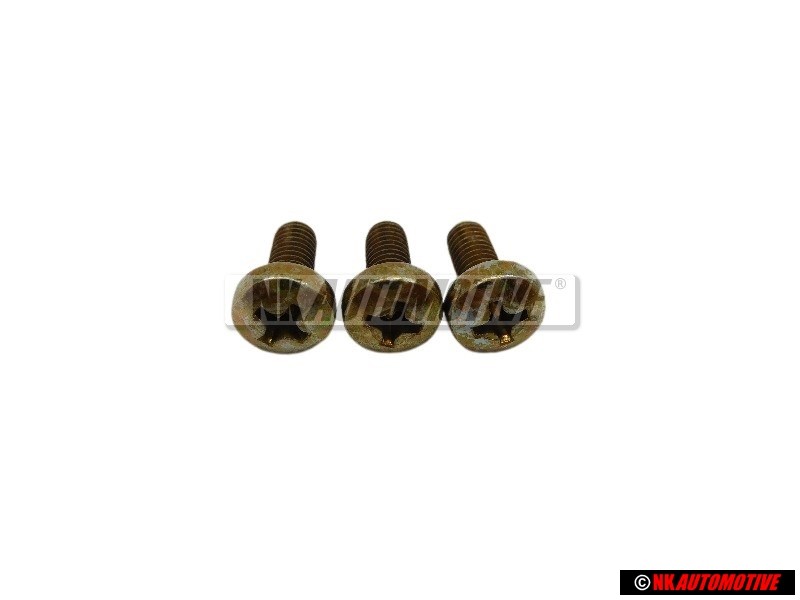 3x VW Original Tornillo Alomado - N 0141233