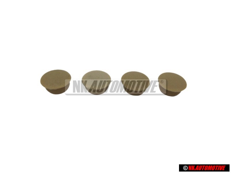 4x VW Original Tapon Beige Claro - 535867842B 4YV