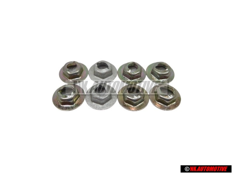 8x VW Original Tuerca Cortante - N 0386011
