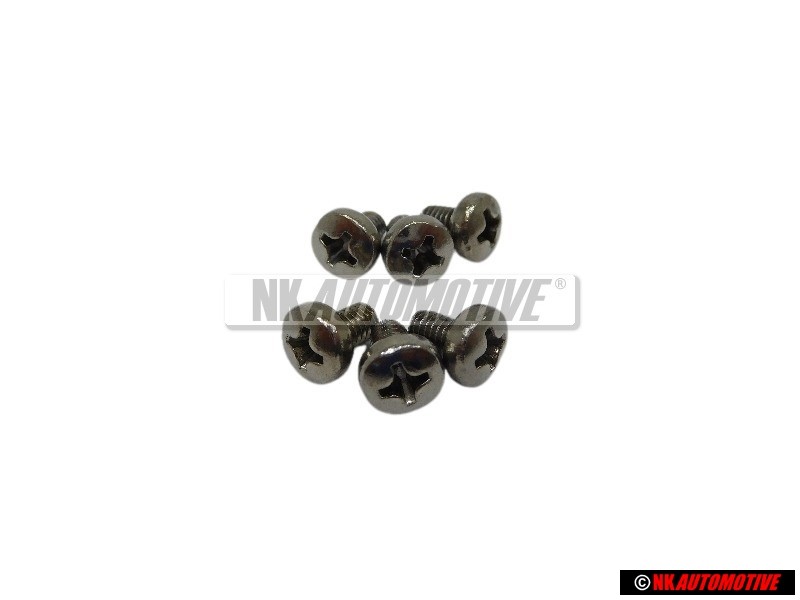 6x VW Original Tornillo Alomado - N 0141212
