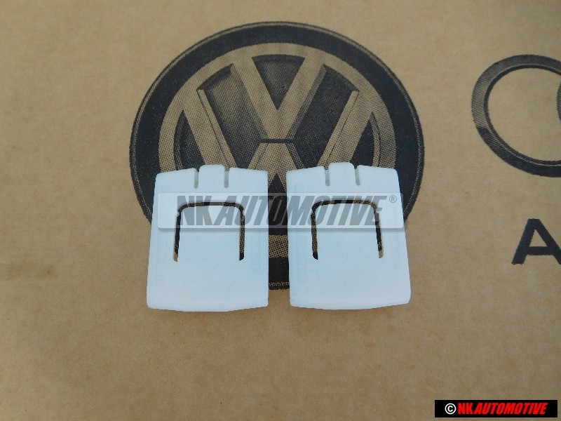 2x VW Original Pieza Deslizante Colores Naturales - 191881213 909