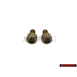 2x VW Original Tornillo Cilindrico Con Cabeza De Hexagono Interior - N 0147506