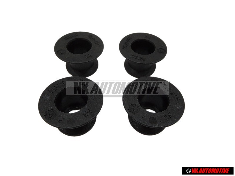 4x VW Original Cojinete Negro Satinado - 191881299 01C