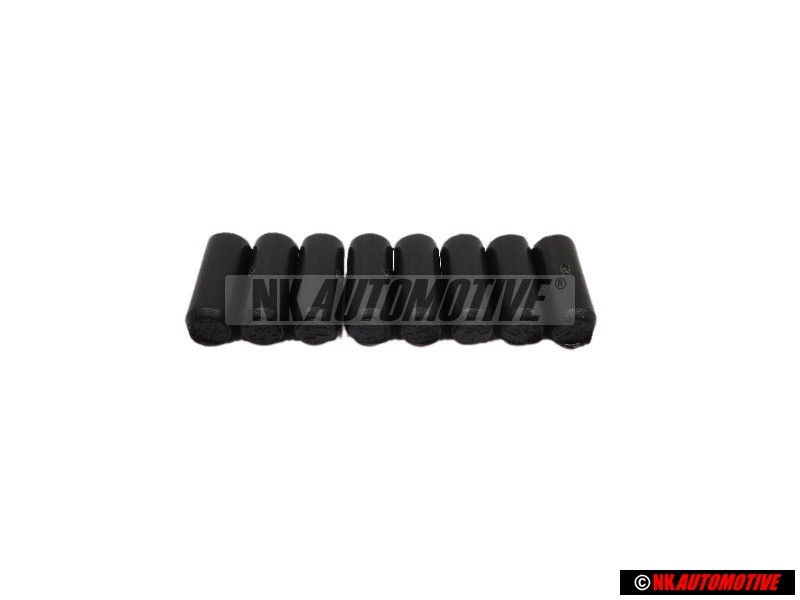 8x VW Original Perno De Fijacion Negro Satinado - 171881500 01C