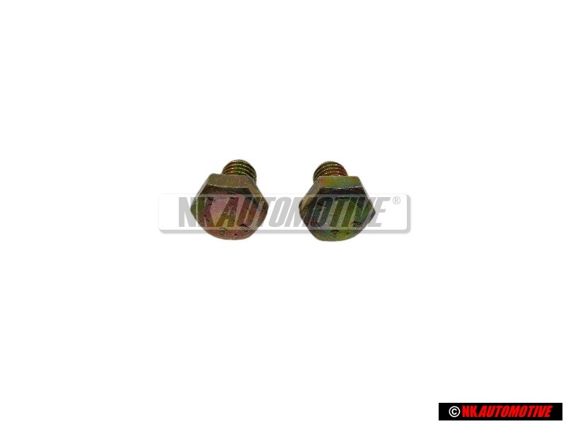2x VW Original Tornillo Hexagonal - N 0102085