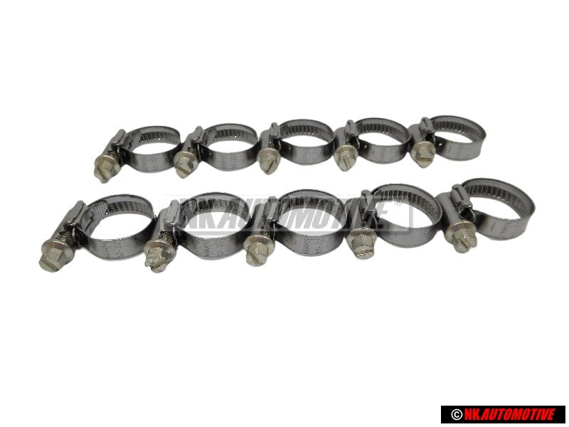 10x VW Original Abrazadera - N 10258201