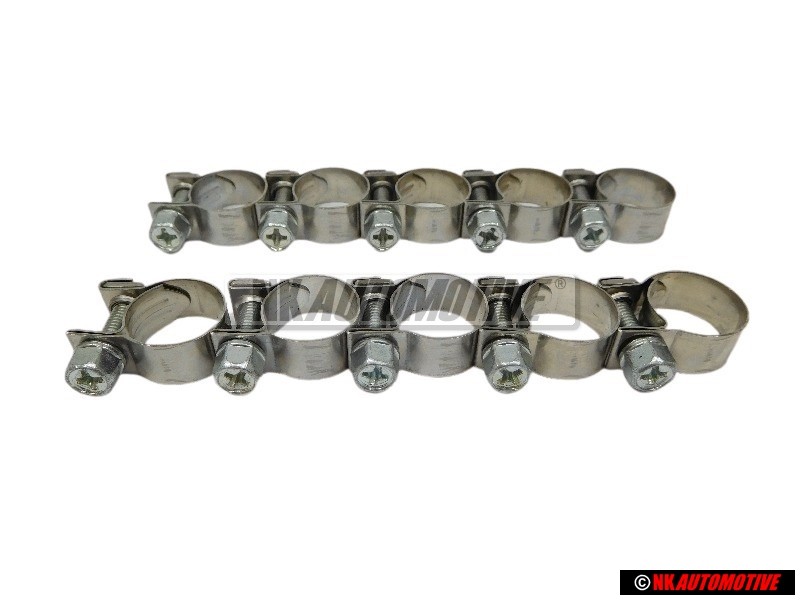 10x VW Original Abrazadera - N 0241222