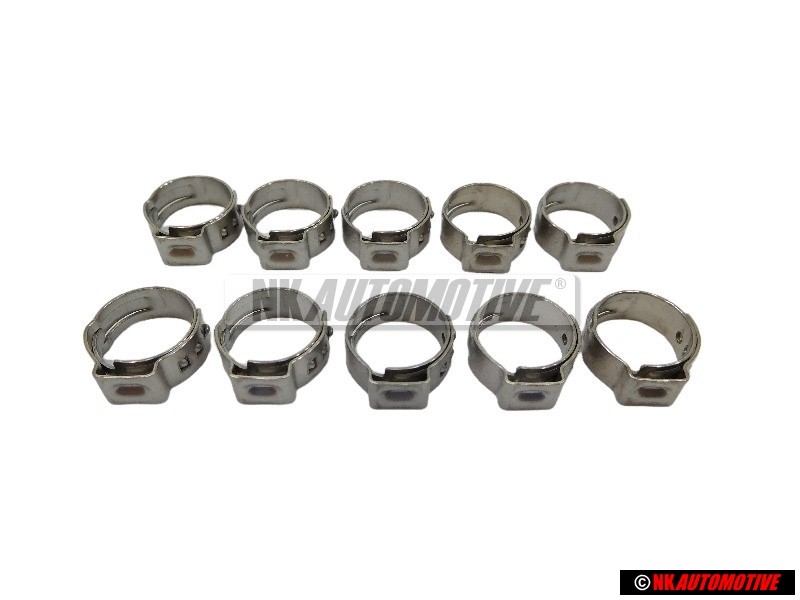 10x VW Original Abrazadera - N 10083401