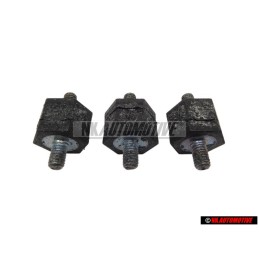 3x VW Original Cojinete Metal-Goma - 191201256