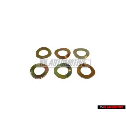 6x VW Original Arandela Elastica - N 0122265