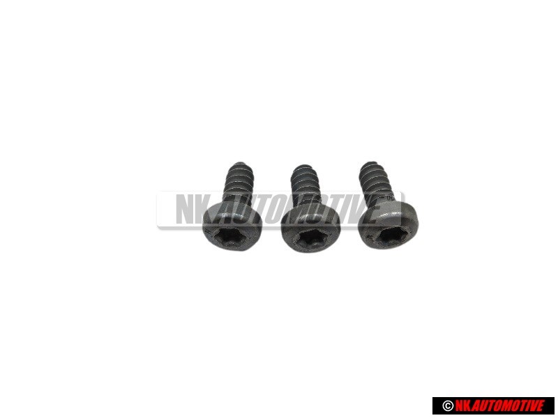 3x VW Original Tornillo Alomado P. 
