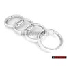 Audi Original Anillos Frente Simbolo Insignia Emblema Cromo - 4D0853605