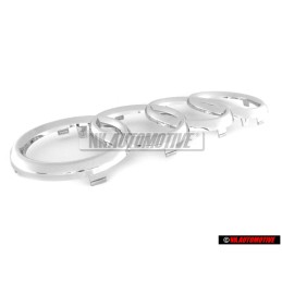 Audi Original Anillos Frente Simbolo Insignia Emblema Cromo - 4D0853605A 2ZZ