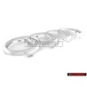 Audi Original Anillos Frente Simbolo Insignia Emblema Cromo - 4D0853605A 2ZZ