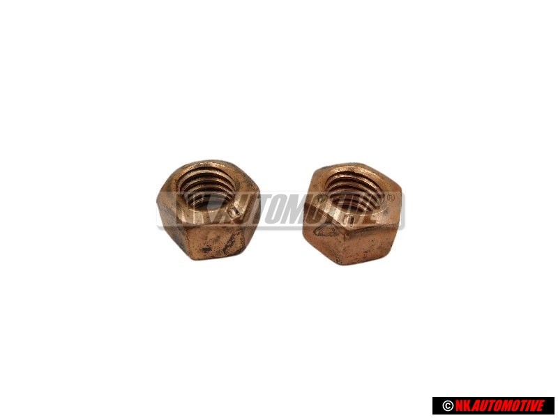 2x VW Original Tuerca Hexag., Autoblocante - N 90085001