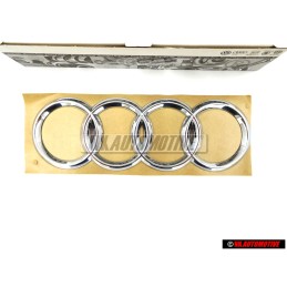 Audi Original Anillos Simbolo Insignia Emblema Cromo - 4D0853742A 2ZZ