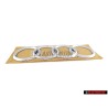 Audi Original Anillos Simbolo Insignia Emblema Cromo - 4D0853742A 2ZZ