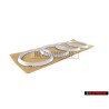 Audi Original Anillos Simbolo Insignia Emblema Cromo - 4D0853742A 2ZZ