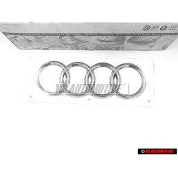 Audi Original Anillos Trasero Simbolo Insignia Emblema Cromo - 4F0853742 2ZZ