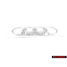 Audi Original Anillos Trasero Simbolo Insignia Emblema Cromo - 4F0853742 2ZZ