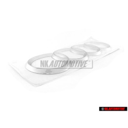 Audi Original Anillos Trasero Simbolo Insignia Emblema Cromo - 4F0853742 2ZZ