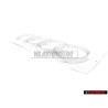 Audi Original Anillos Trasero Simbolo Insignia Emblema Cromo - 4F0853742 2ZZ
