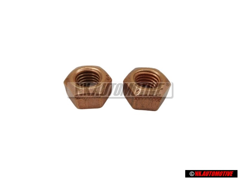 2x VW Original Tuerca Hexag., Autoblocante - N 0221464