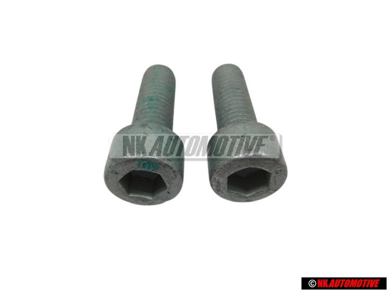 2x VW Original Tornillo Cilindrico Con Cabeza De Hexagono Interior - N 0147236