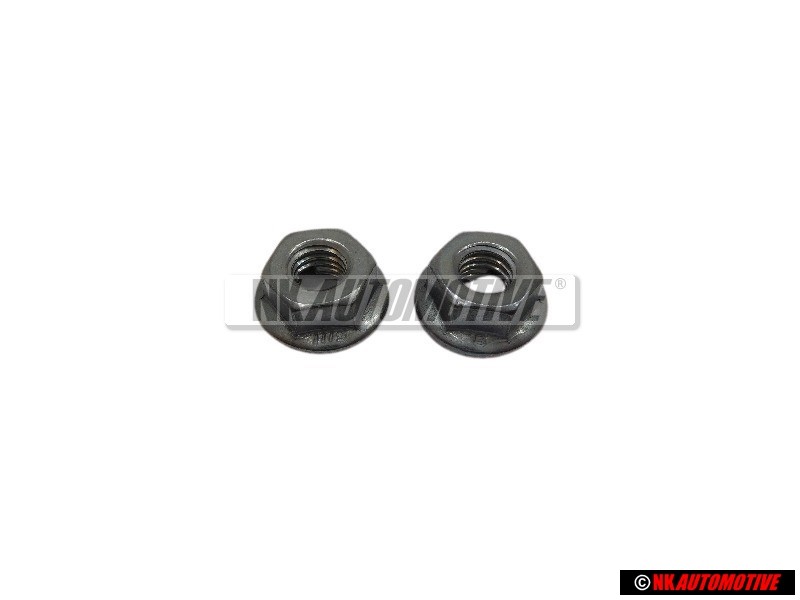 2x VW Original Tuerca De Collar Hexagonal - N 90215805