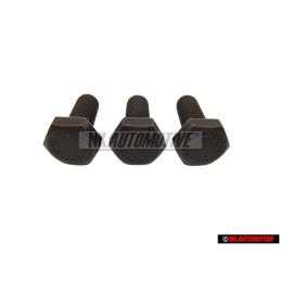 3x VW Original Tornillo Hexagonal - N 0102544