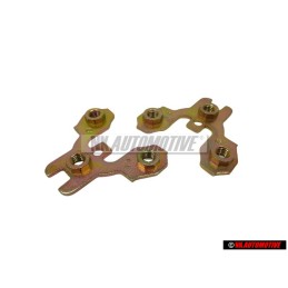2x VW Original Chapa De Seguridad - 191407175