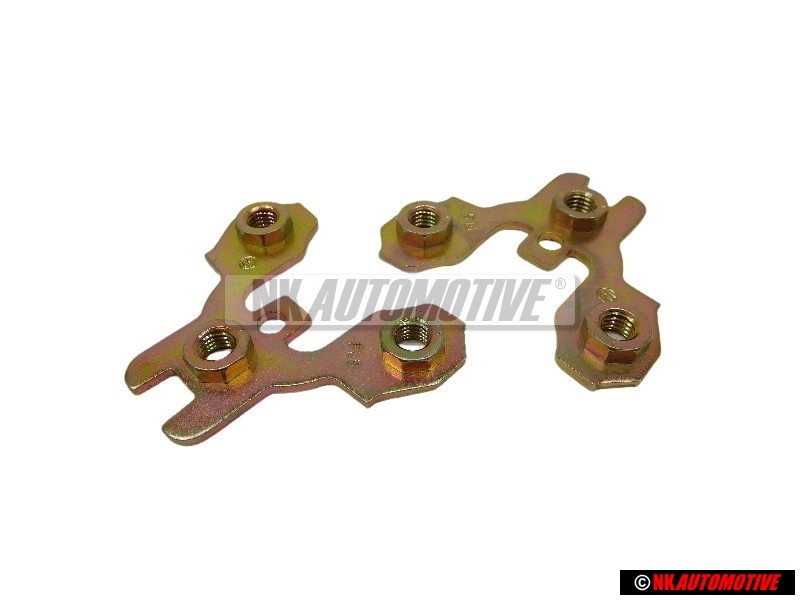 2x VW Original Chapa De Seguridad - 191407175