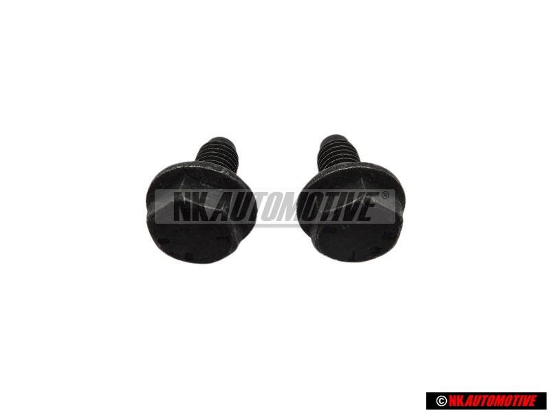2x VW Original Tornillo Hexagonal Con Collar - N 0195382